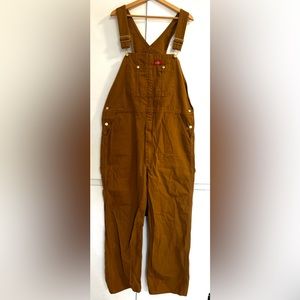 Dickies Overalls Brown - 38x32, LIKE NEW!
